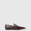 Spetsiga slip-on-loafers