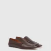Spetsiga slip-on-loafers