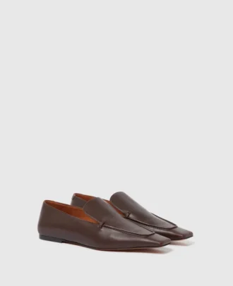 Spetsiga slip-on-loafers