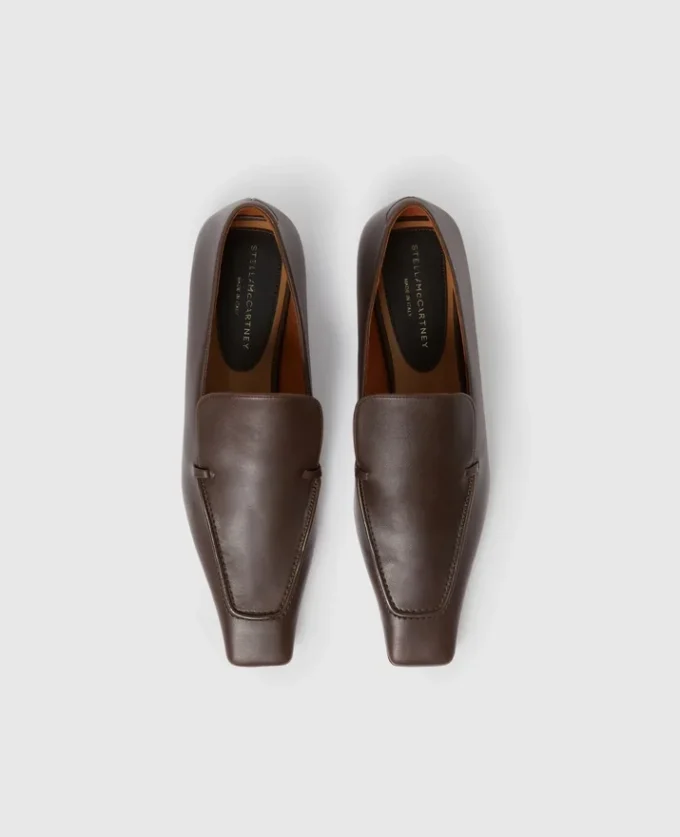 Spetsiga slip-on-loafers