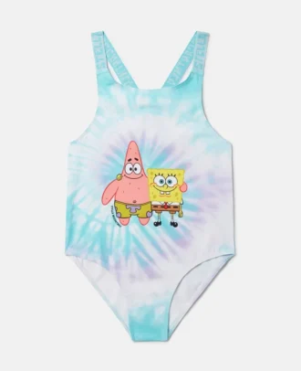 SpongeBob-baddräkt med tie-dye-mönster