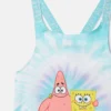 SpongeBob-baddräkt med tie-dye-mönster SpongeBob-baddräkt med tie-dye-mönster
