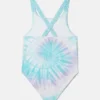 SpongeBob-baddräkt med tie-dye-mönster SpongeBob-baddräkt med tie-dye-mönster