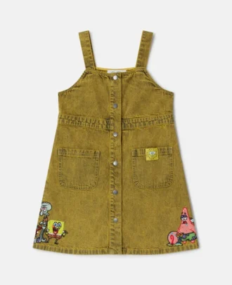 SpongeBob grafisk denimklänning SpongeBob grafisk denimklänning