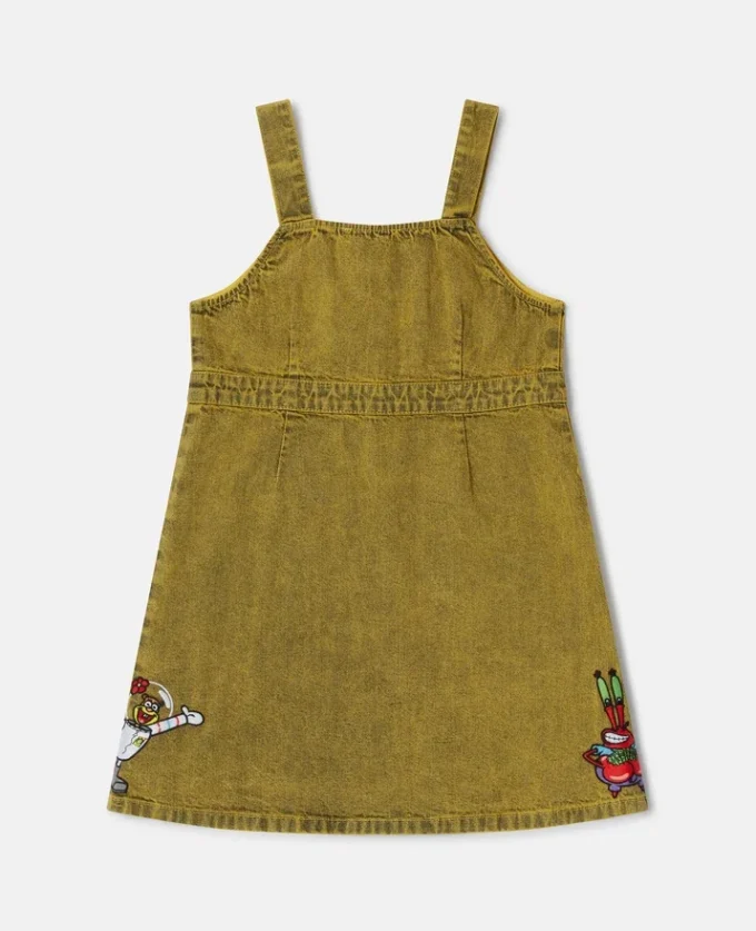 SpongeBob grafisk denimklänning SpongeBob grafisk denimklänning