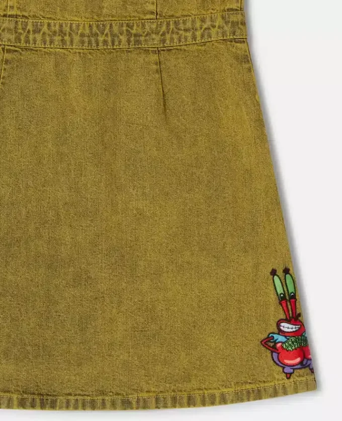SpongeBob grafisk denimklänning SpongeBob grafisk denimklänning