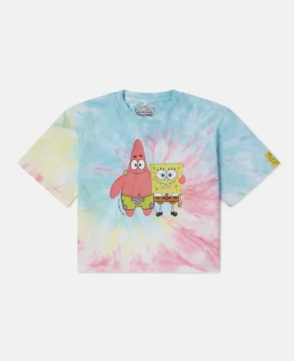 SpongeBob grafisk tie-dye-T-shirt