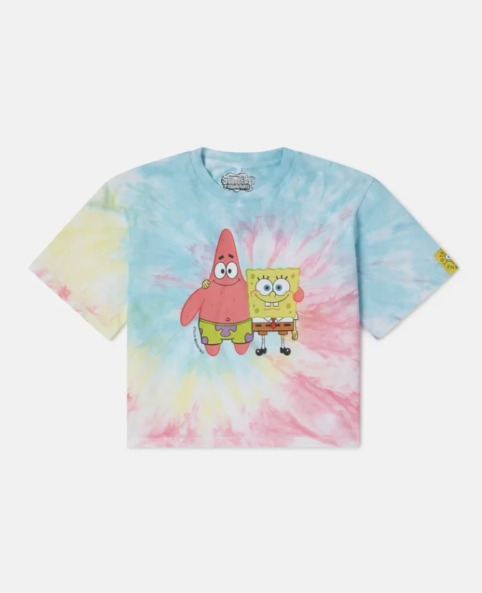 SpongeBob grafisk tie-dye-T-shirt SpongeBob grafisk tie-dye-T-shirt