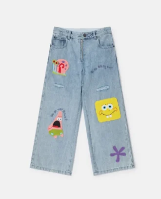 SpongeBob-jeans med tryck
