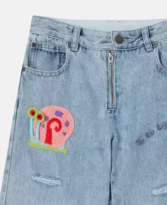 SpongeBob-jeans med tryck