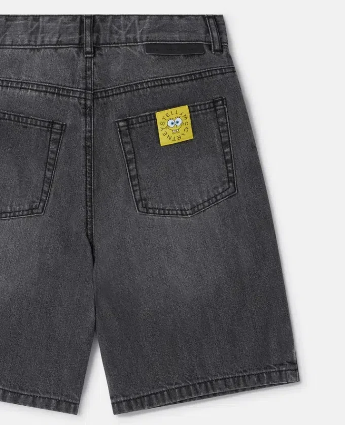SpongeBob-shorts i denim med tryck SpongeBob-shorts i denim med tryck