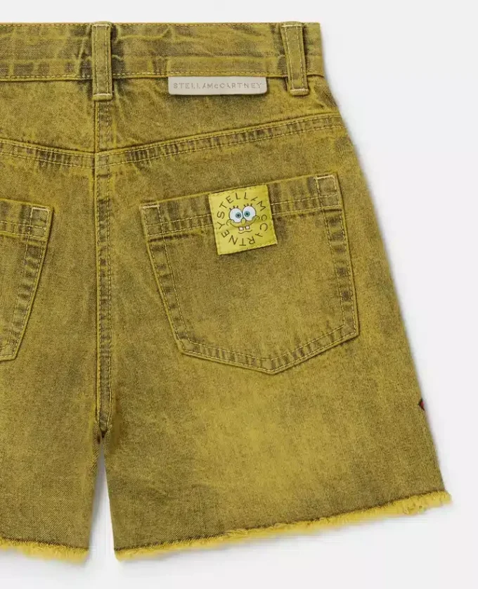 SpongeBob-shorts i denim med tryck SpongeBob-shorts i denim med tryck