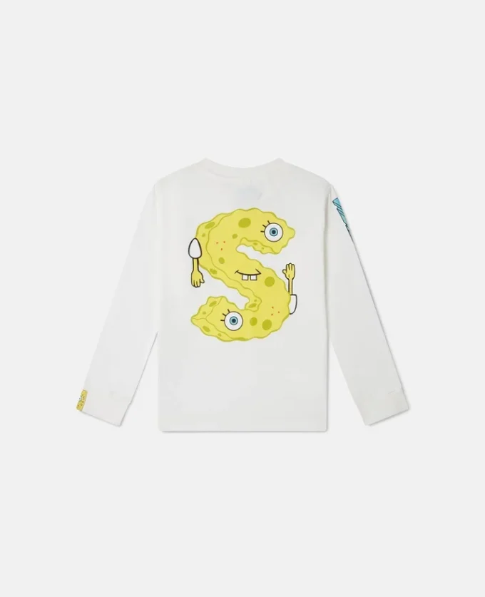 SpongeBob-T-shirt med långa ärmar och tryck SpongeBob-T-shirt med långa ärmar och tryck