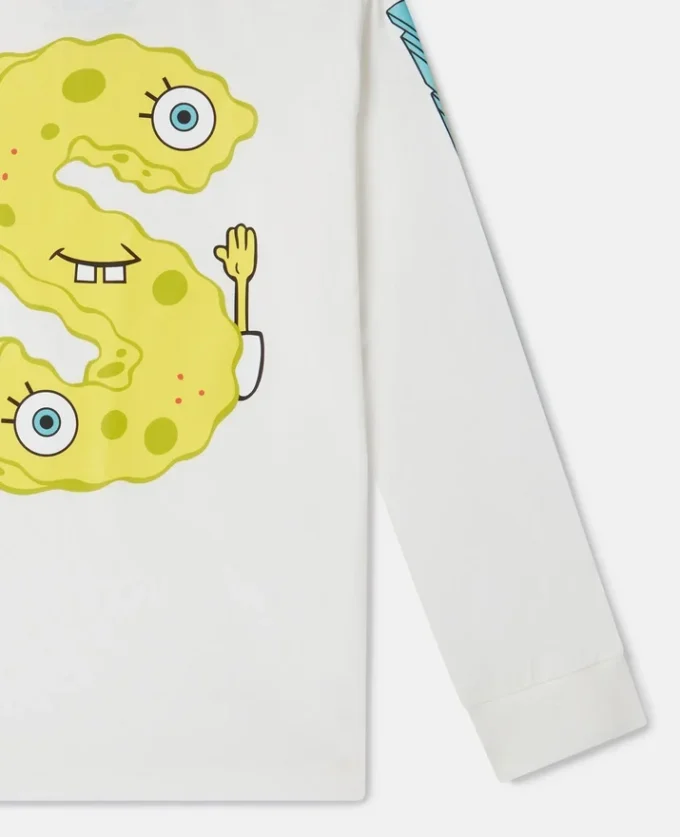 SpongeBob-T-shirt med långa ärmar och tryck SpongeBob-T-shirt med långa ärmar och tryck