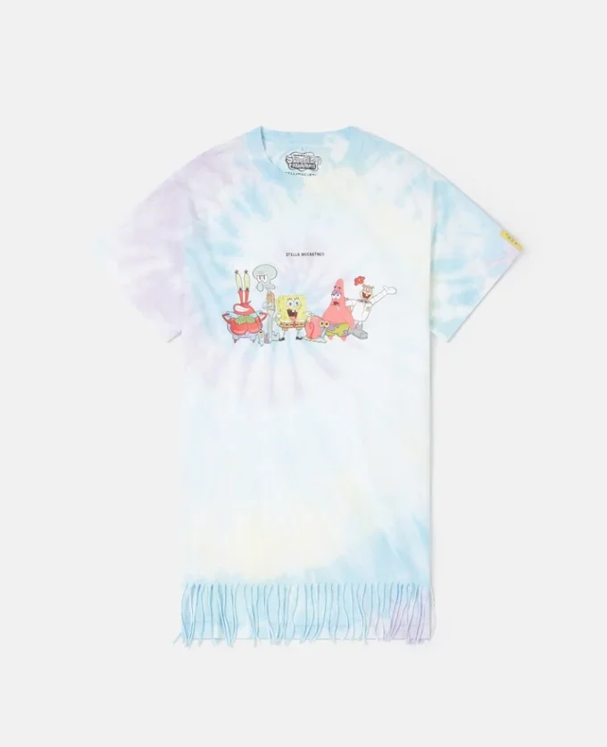 SpongeBob-T-shirt med tie-dye-tryck SpongeBob-T-shirt med tie-dye-tryck