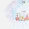 SpongeBob-T-shirt med tie-dye-tryck SpongeBob-T-shirt med tie-dye-tryck