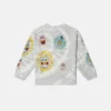 SpongeBob-tröja med grafiskt tryck och tie-dye-mönster SpongeBob-tröja med grafiskt tryck och tie-dye-mönster