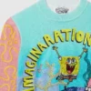 SpongeBob-tröja med rund hals och grafiskt tryck