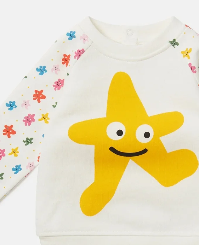 Star Graphic Crewneck Sweatshirt Star Graphic Crewneck Sweatshirt