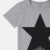 Star Graphic Fringed T-shirt