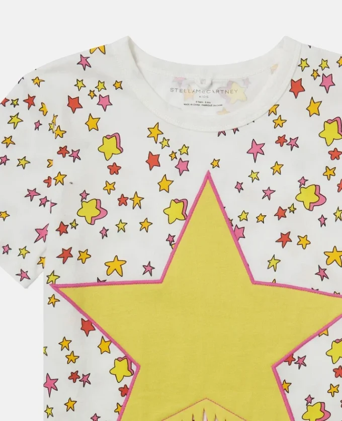 Star Graphic Fringed T-shirt Star Graphic Fringed T-shirt