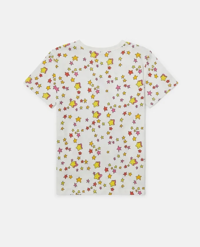 Star Graphic Fringed T-shirt Star Graphic Fringed T-shirt