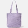 Stay Earthy grafisk stickad totebag Stay Earthy grafisk stickad totebag