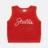Stella broderad virkad ärmlös topp Stella broderad virkad ärmlös topp
