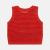 Stella broderad virkad ärmlös topp Stella broderad virkad ärmlös topp