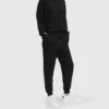 Medelhögt skurna, avsmalnande sweatpants