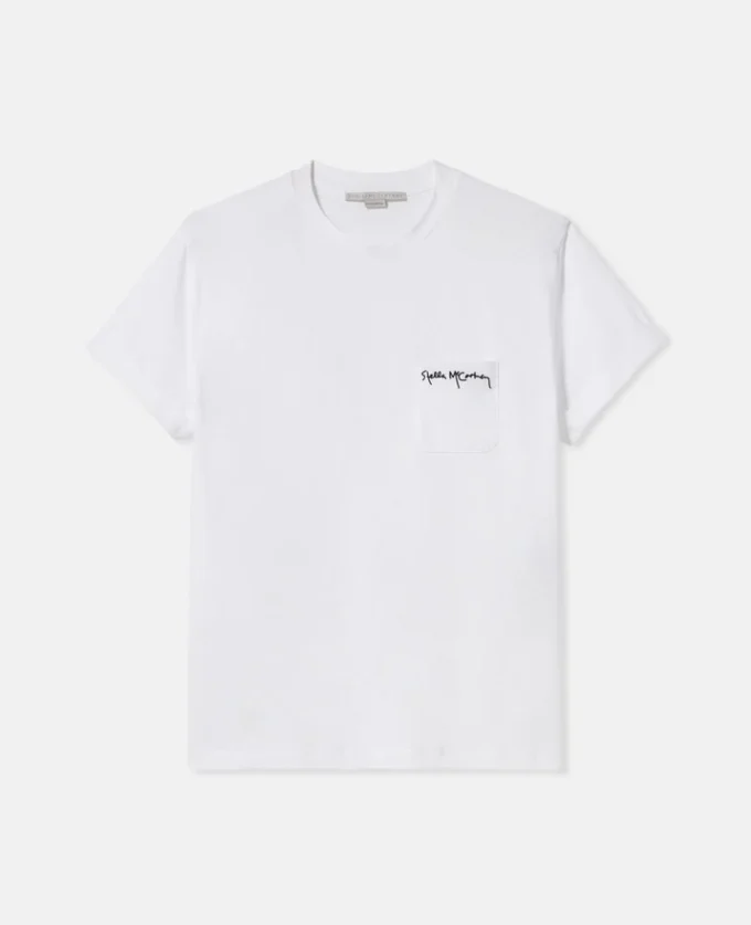 Stella Logo Heart Embroidery T-shirt Stella Logo Heart Embroidery T-shirt