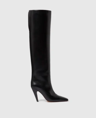 Stella Spur knähöga boots med klack