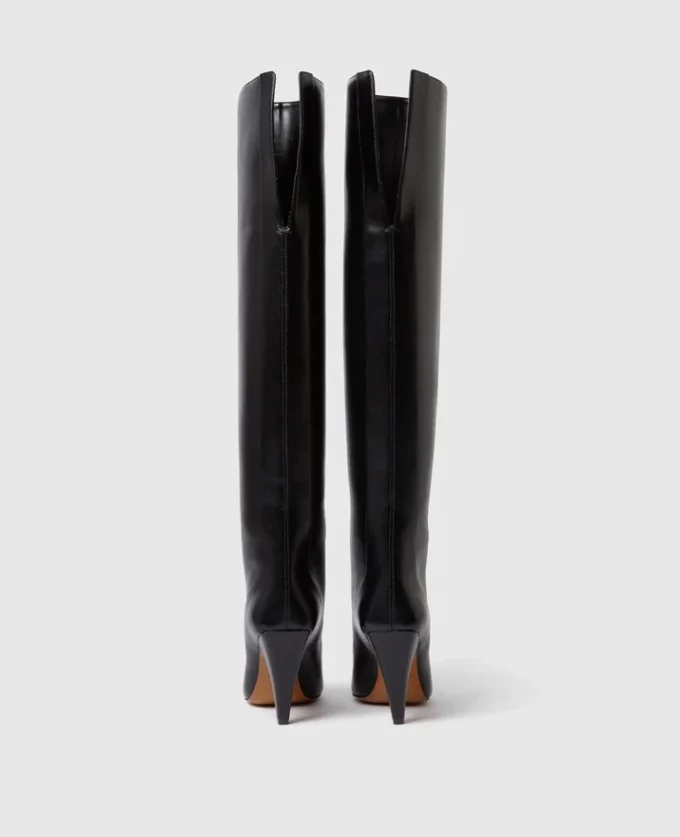 Stella Spur knähöga boots med klack Stella Spur knähöga boots med klack