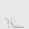 Stella Spur Woven Slingbacks