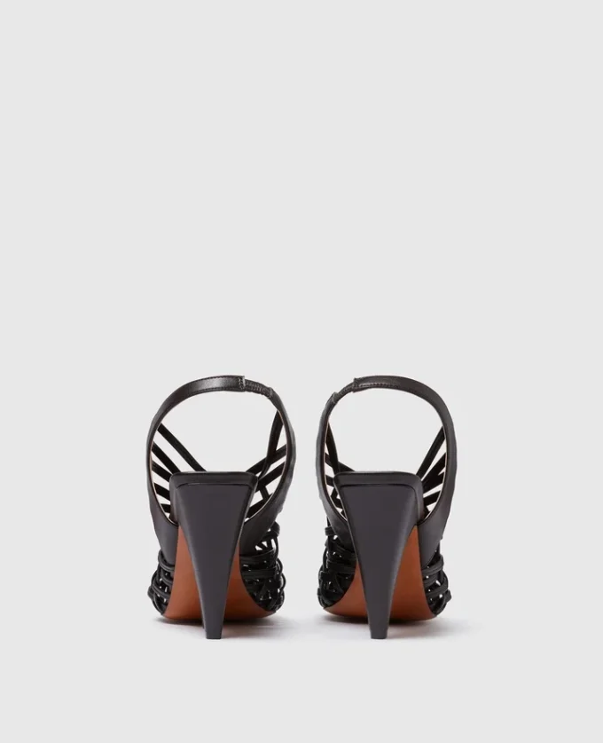 Stella Spur Woven Slingbacks