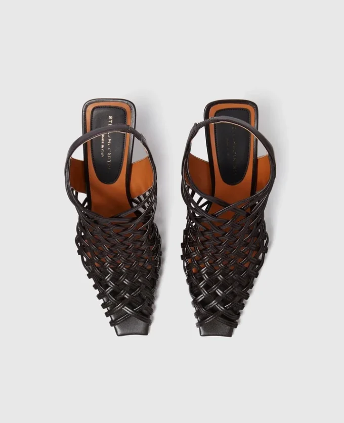 Stella Spur Woven Slingbacks