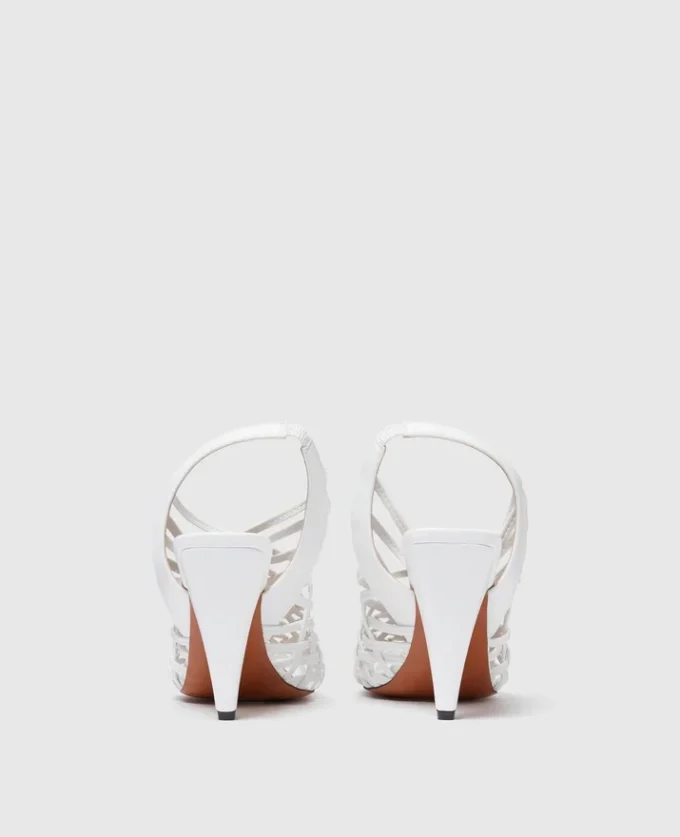 Stella Spur Woven Slingbacks
