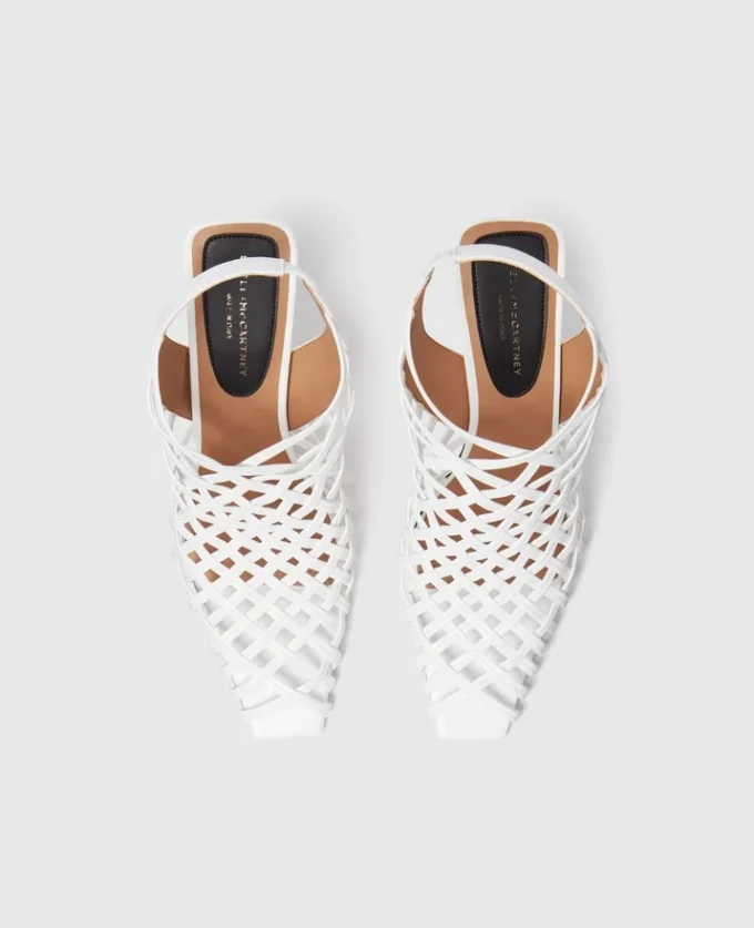 Stella Spur Woven Slingbacks