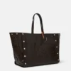 Stella Studs Large Croc-Embossed Tote Bag