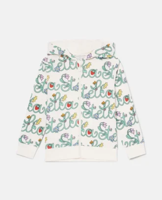 Stella Vine hoodie med hel dragkedja