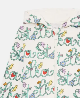 Stella Vine hoodie med hel dragkedja