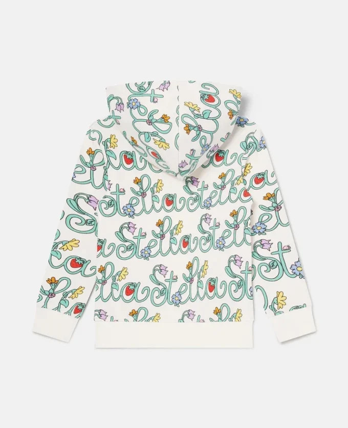Stella Vine hoodie med hel dragkedja