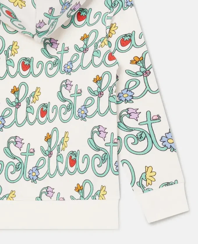 Stella Vine hoodie med hel dragkedja