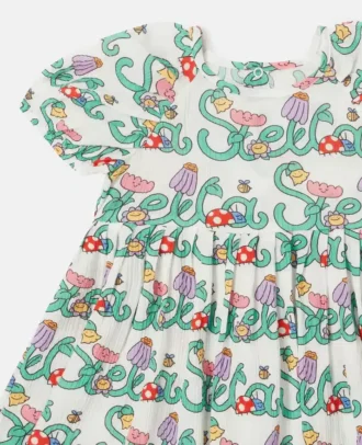Stella Vine Print Dress och Bloomers Set