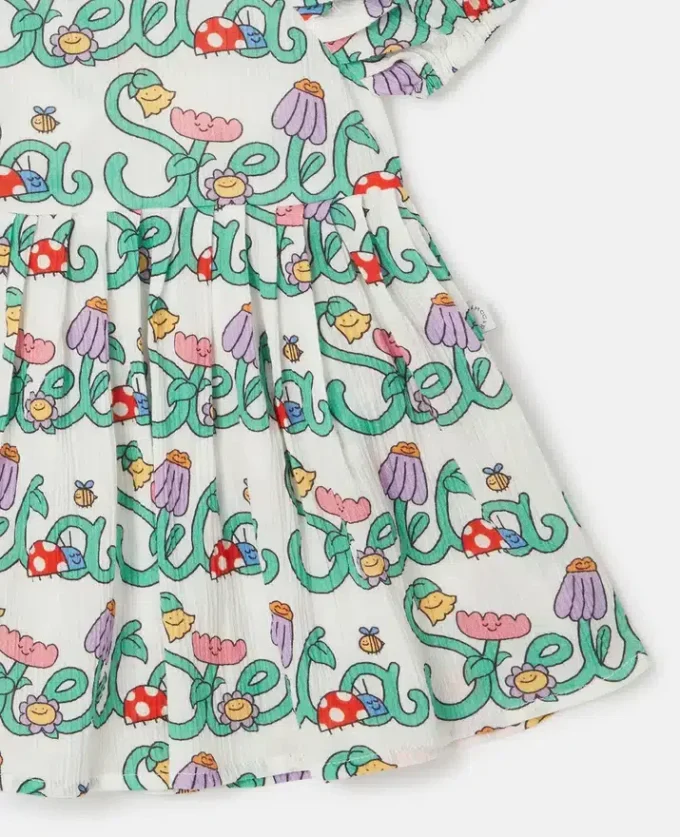 Stella Vine Print Dress och Bloomers Set