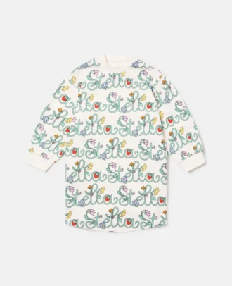 Stella Vine Print Sweatshirt Dress