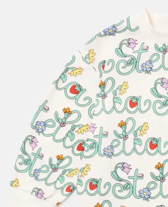 Stella Vine Print Sweatshirt Dress