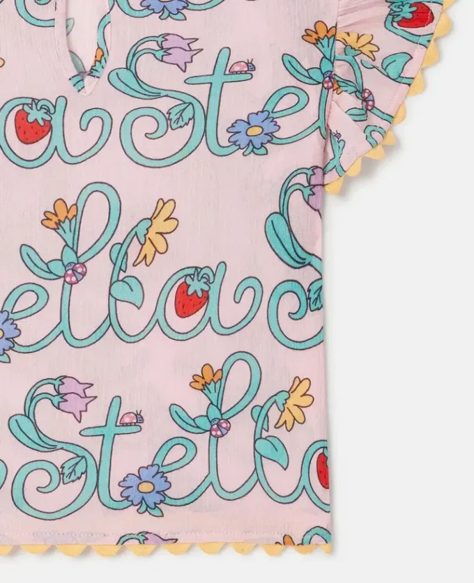 Stella Vine topp med korta ärmar Stella Vine topp med korta ärmar