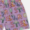 Stella Woodland elastiska shorts med bokstäver