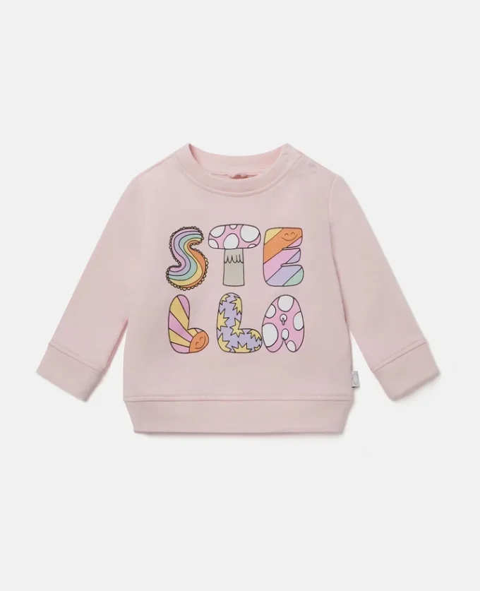 Stella Woodland Lettering Crewneck Sweatshirt Stella Woodland Lettering Crewneck Sweatshirt